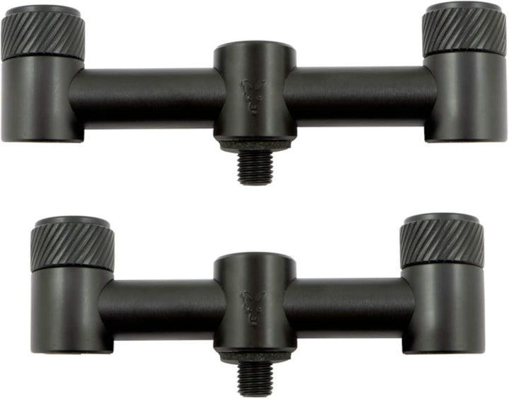 Fox Black Label 2-Rod QR Buzzer Bar Narrow (9,5 & 11cm) - 2 Buzzerbars zum Angeln auf Karpfen, Ruten