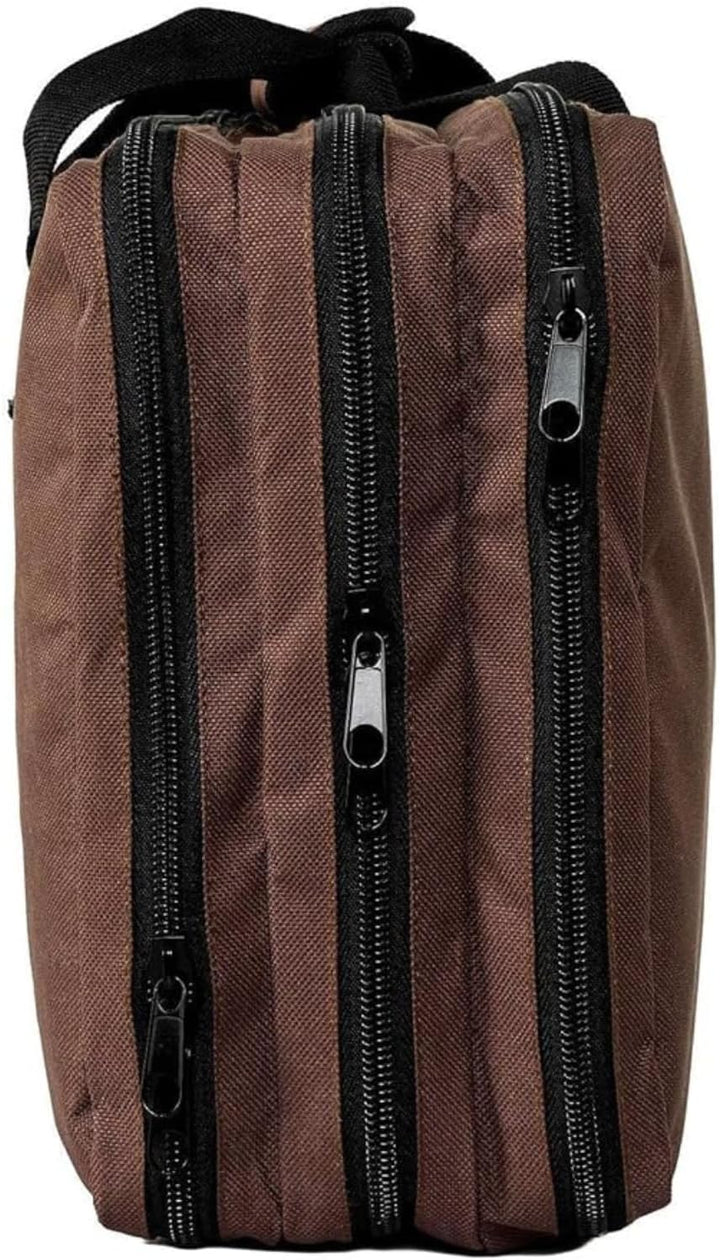 EVERPRIDE Messertasche mit 20 Taschen Braun, Braun