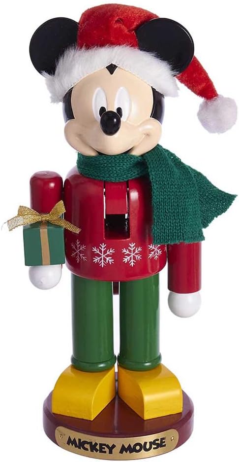 Kurt S. Adler 10-Inch Nutcracker Kurt Adler Nussknacker, Mickey Mouse, 25,4 cm, Mehrfarbig, Standard