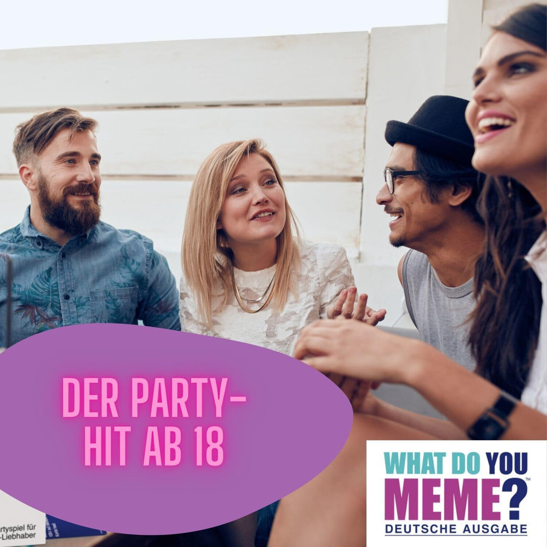 HUCH! | What Do You Meme Deutsch | Kartenspiele für Erwachsene | Partyspiele ab 18 | Meme Spiel | Ka