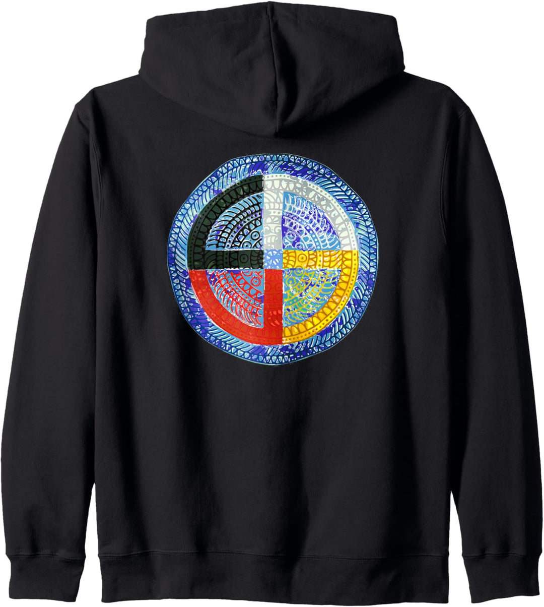Native American Culture - Medicine Wheel Mandala 2 - Fan Fun Kapuzenjacke