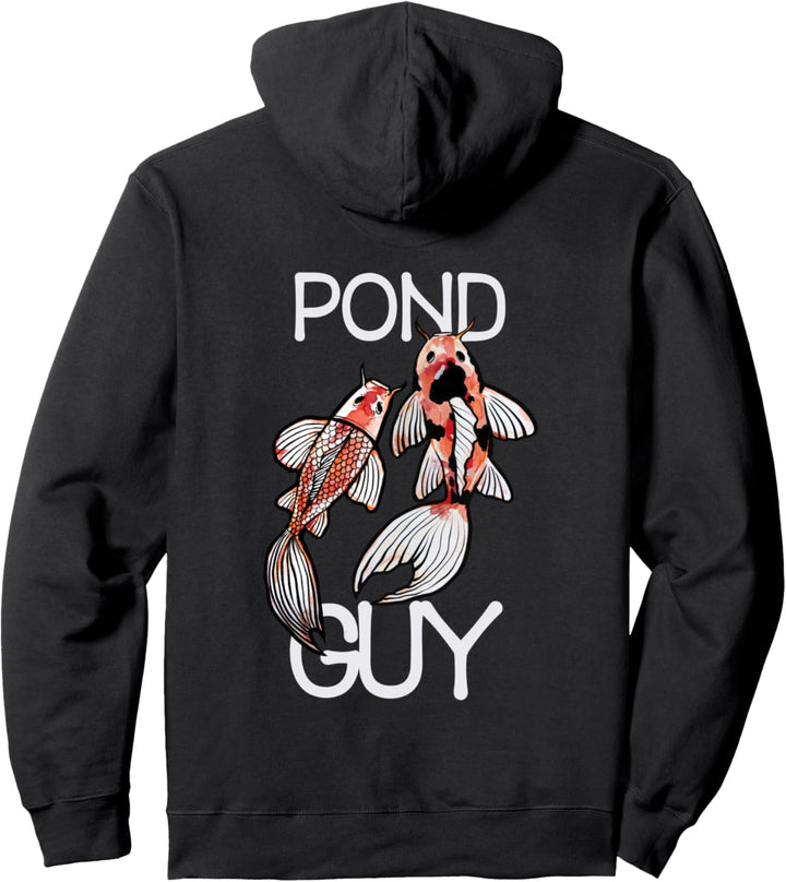 Koi Pond Koi-Teich-Kunst Ich liebe Koi-Fisch-Aquarell Pullover Hoodie