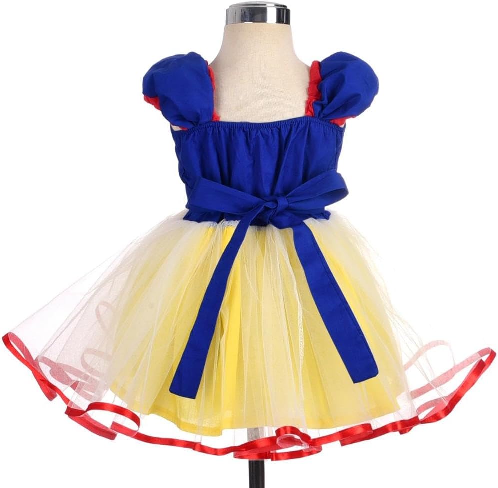 Lito Angels Mädchen Prinzessin Schneewittchen Cinderella Meerjungfrau Rapunzel Kleid Kostüm Weihnach