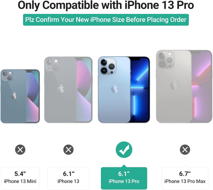 GOODVISH Handykette kompatibel mit Apple iPhone 13 Pro-6,1" Display | Necklace Hülle mit Band Handyh