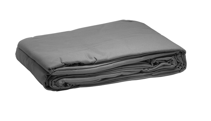 Bresser F001535 Baumwolle Fotostudio Stoff Hintergrund 2,5x3 m grau
