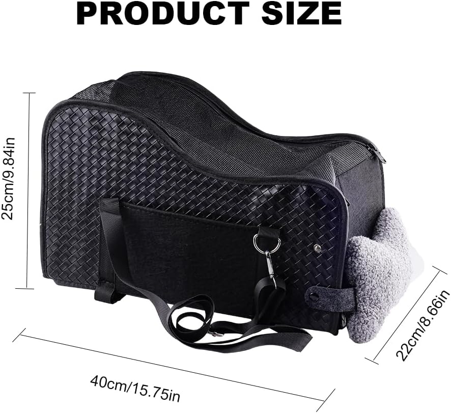 Outdoor Hundesitz Mittelkonsole Auto für Kleine Hunde, Klappbare Autositze für kleine Katzen und Hun