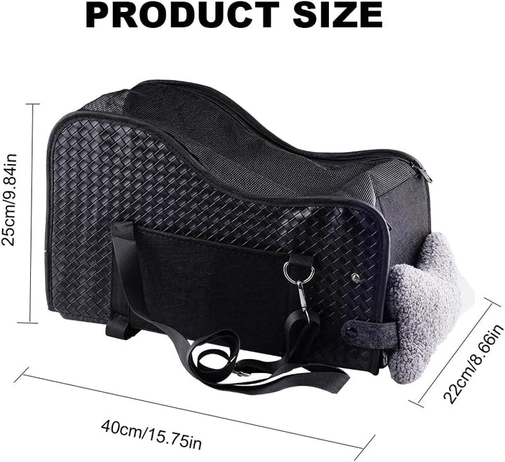 Outdoor Hundesitz Mittelkonsole Auto für Kleine Hunde, Klappbare Autositze für kleine Katzen und Hun
