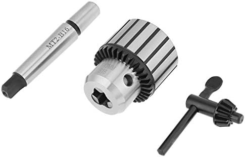 Zahnkranzbohrfutter, 1-13mm Bohrfutter Selbstanzug Keyless MT2-B16 Dorn für Drehmaschine MT2, zum Ze