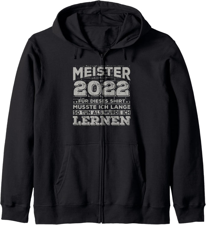 Meister - Meisterprüfung bestanden Handwerk Geschenk Kapuzenjacke