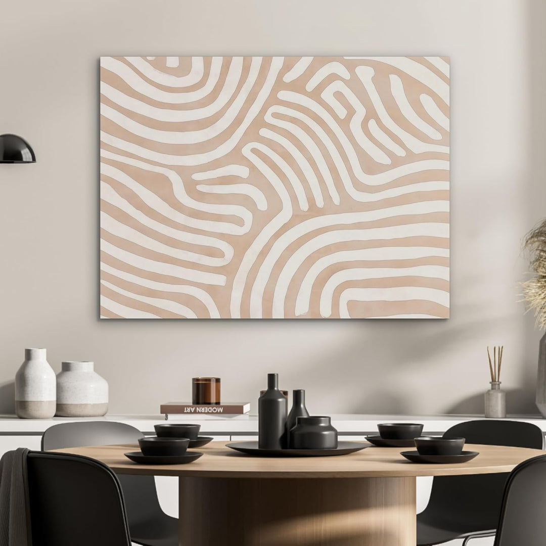 MuchoWow© Wandbilder Akustikpaneele 80x60 cm Filz Deko Wohnung Bild Wohnzimmer Wandpaneele Schallabs