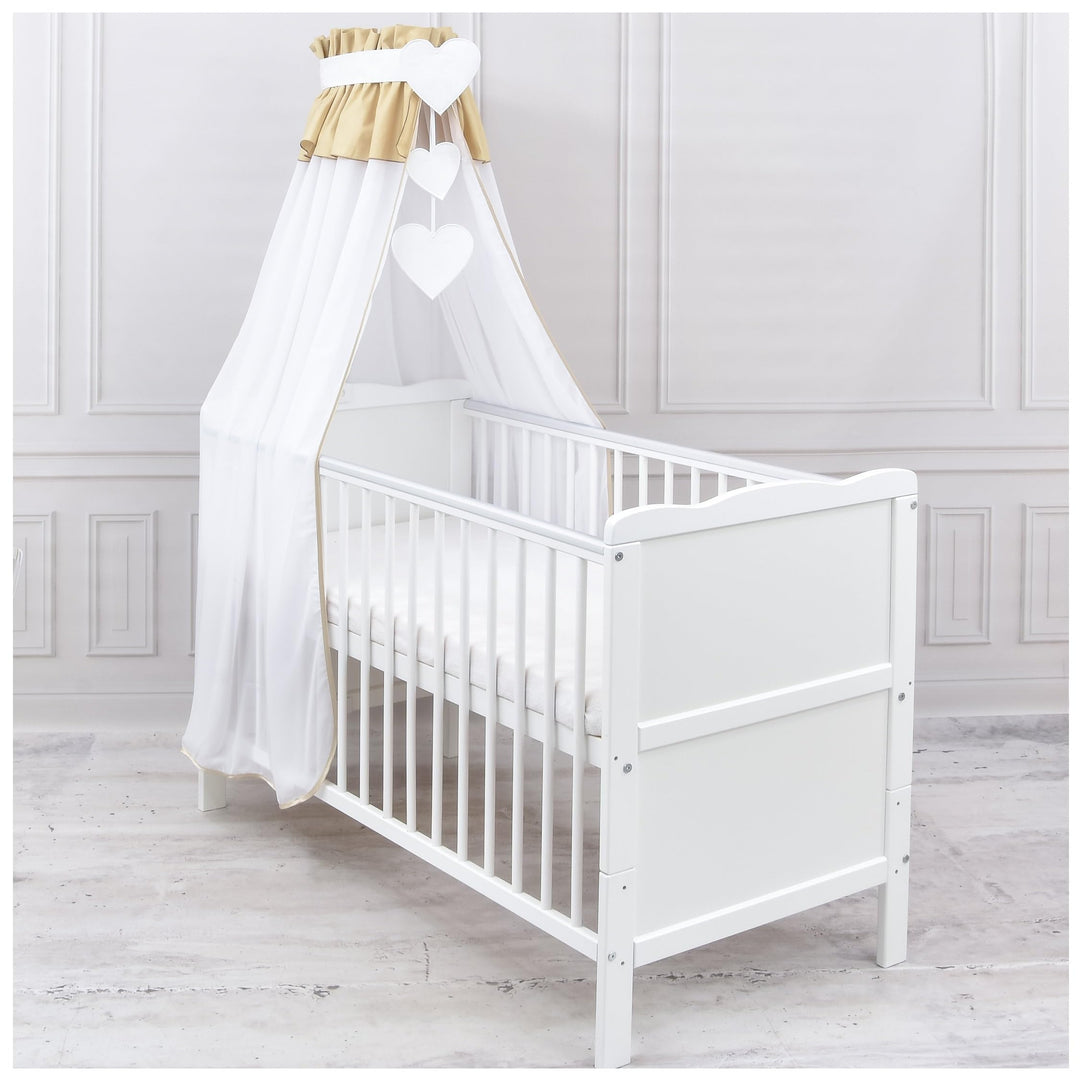 Generisch Baby Delux Babybett Himmel Betthimmel Chiffon Baldachin für Babybett Kinderbett Wiege Stub