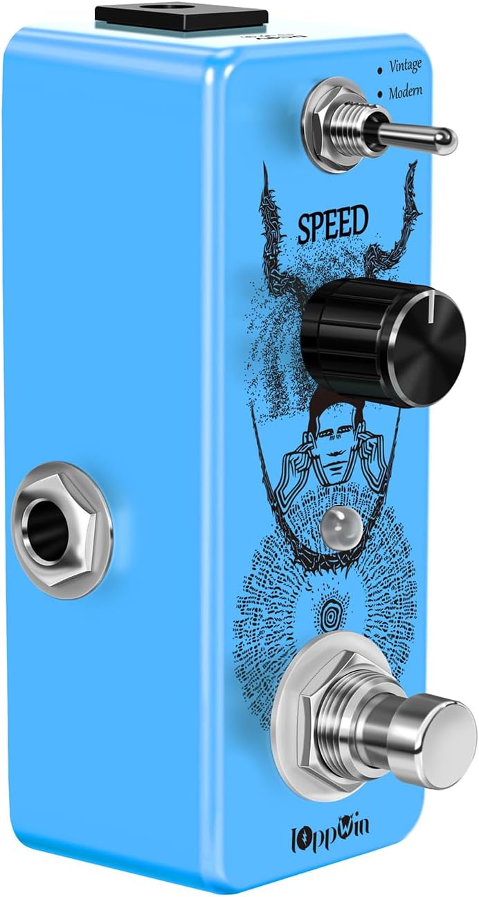 Vintage/Modern Phaser Pedal - Full Analog Klang, 70er Jahre Psychedelic Rock & E-Gitarre Effekt, Met