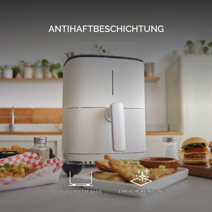 MasterPRO BY CARLO CRACCO - Luftfritteuse 1500W 5L - 12 Programme - LED Touch Control - App Steuerun