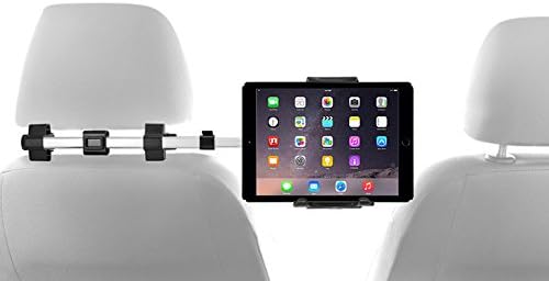 Macally Kfz-Kopfstützen-Halterung für iPad Pro/Air/Mini, Tablets, Nintendo Switch Silber, silber