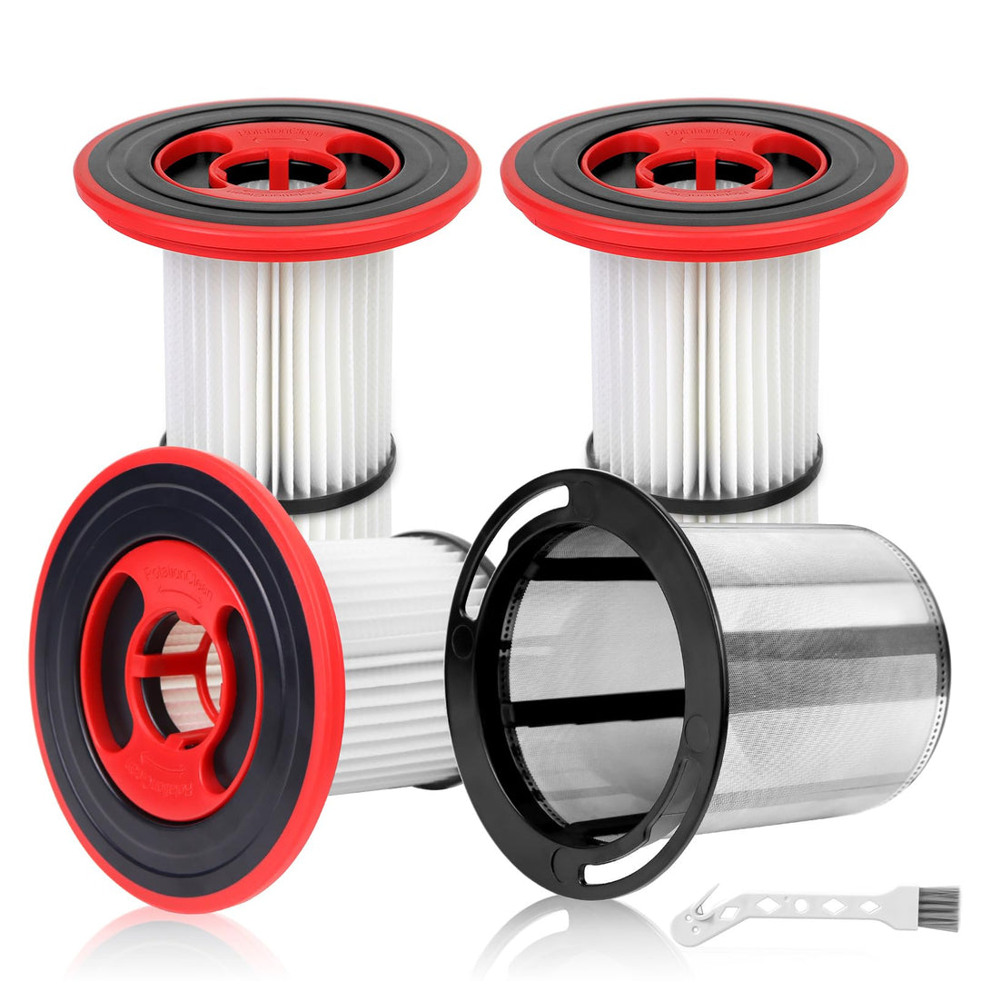 4 Stück 12040193 Ersatzfilter für Bosch Unlimited Serie 7 Akku-Staubsauger BKS711XXL, BBS711W, BBS71