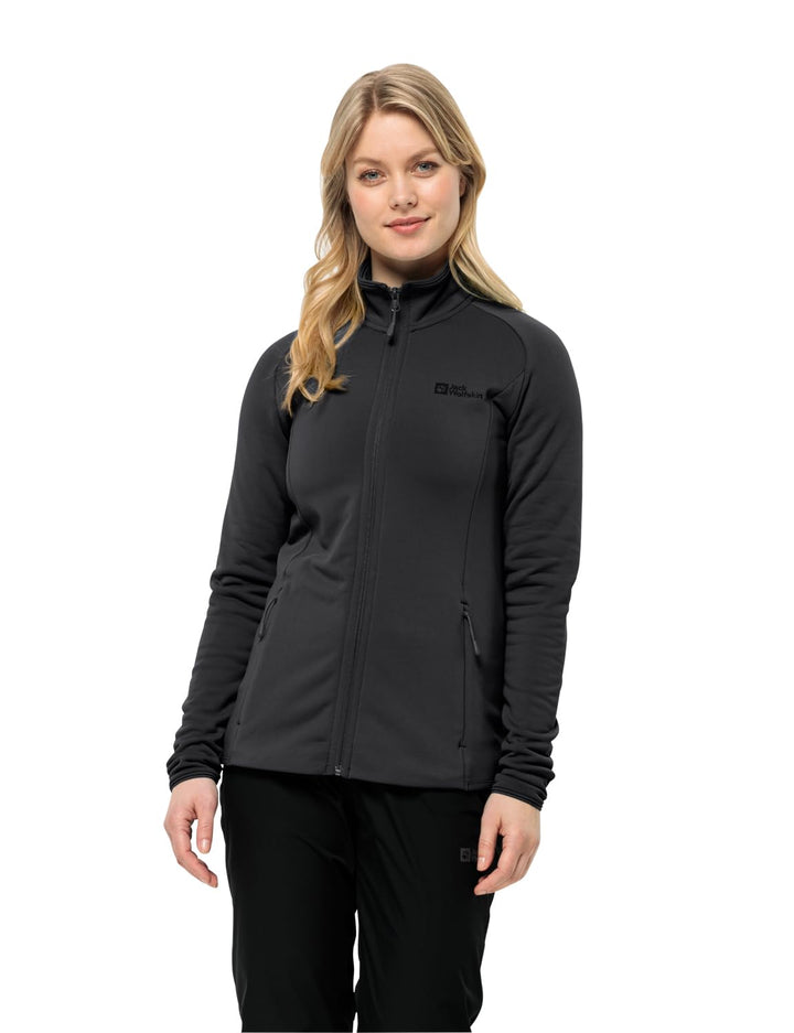 Jack Wolfskin Damen Baiselberg Hooded Fz W Fleecejacke XS Schwarz, XS Schwarz