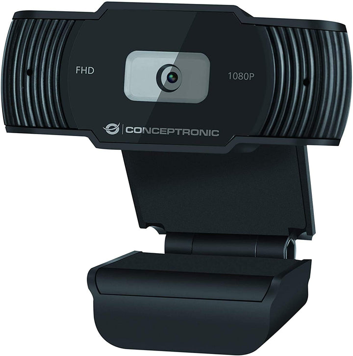 Conceptronic AMDIS04 Webcam AMDIS 1080P Full HD Webcam+Microphone 1080P Full HD AMDIS04B, 1080P Full