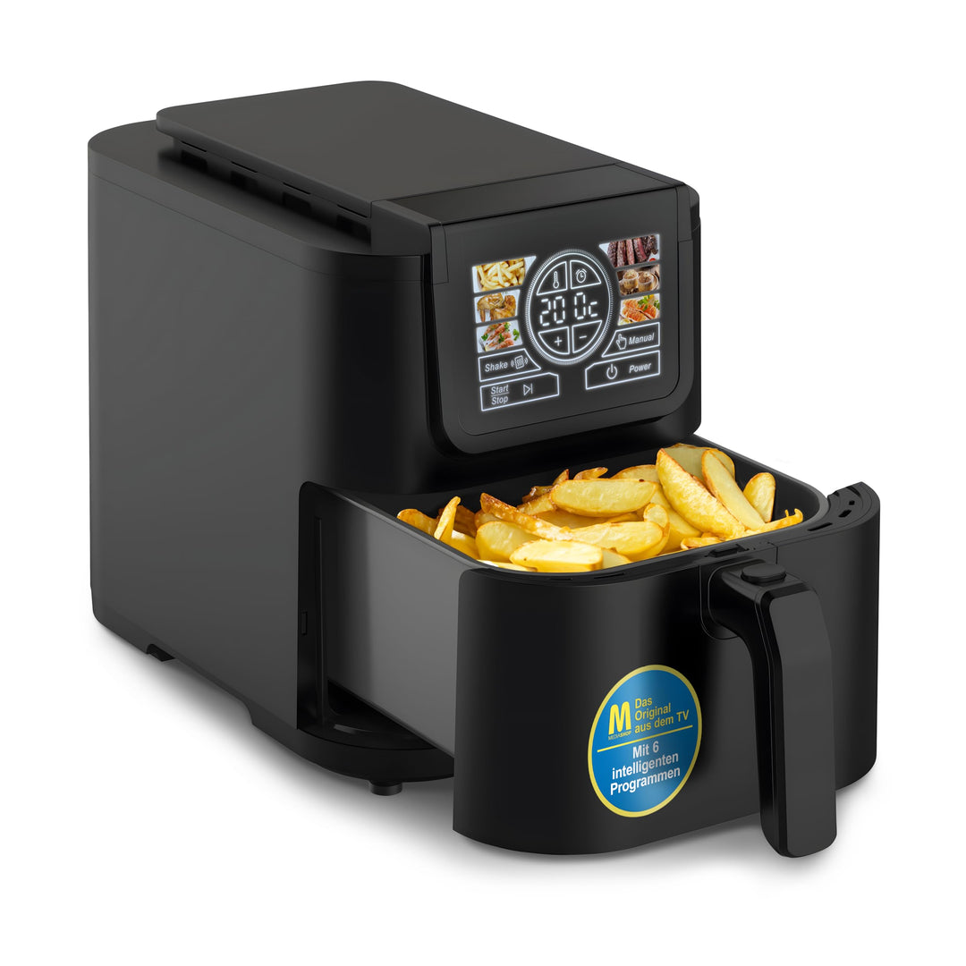 Livington Smart MultiFryer 5L - Heissluftfritteuse mit 6 Programmen - Air Fryer zum Frittieren, Back