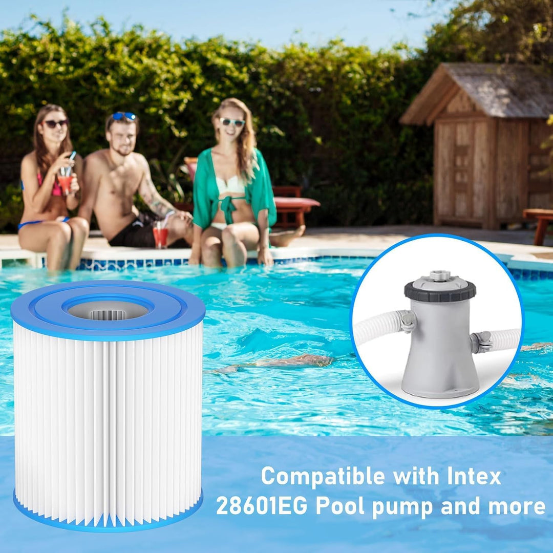 Typ H Pool Filter kartusche als Ersatz für Intex 330 GPH Filter Pumpe für Oberirdische Pools, Ersetz