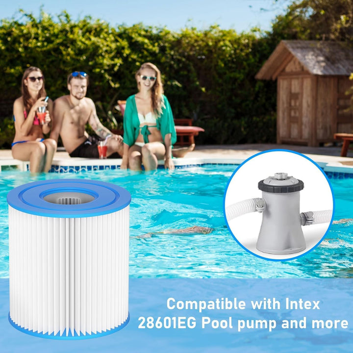 Typ H Pool Filter kartusche als Ersatz für Intex 330 GPH Filter Pumpe für Oberirdische Pools, Ersetz