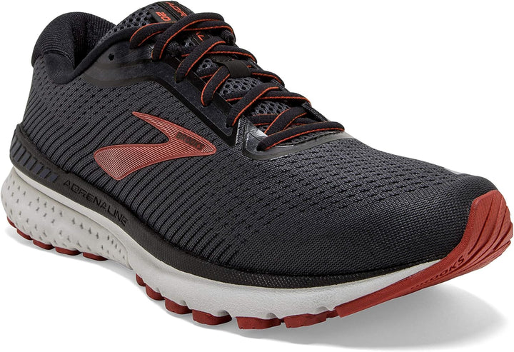 Brooks Adrenaline Gts 20, Laufschuhe für Herren 7 Wide Black Ebony Ketchup, 7 Wide Black Ebony Ketch