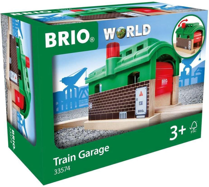 BRIO 63357400 Lokschuppen mit Rolltor