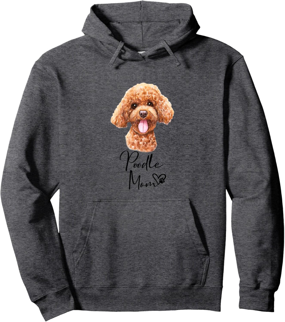 POODLE Mom Hundemama PUDEL Hund Mama Geschenk Pullover Hoodie