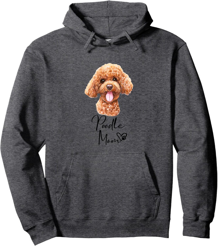POODLE Mom Hundemama PUDEL Hund Mama Geschenk Pullover Hoodie