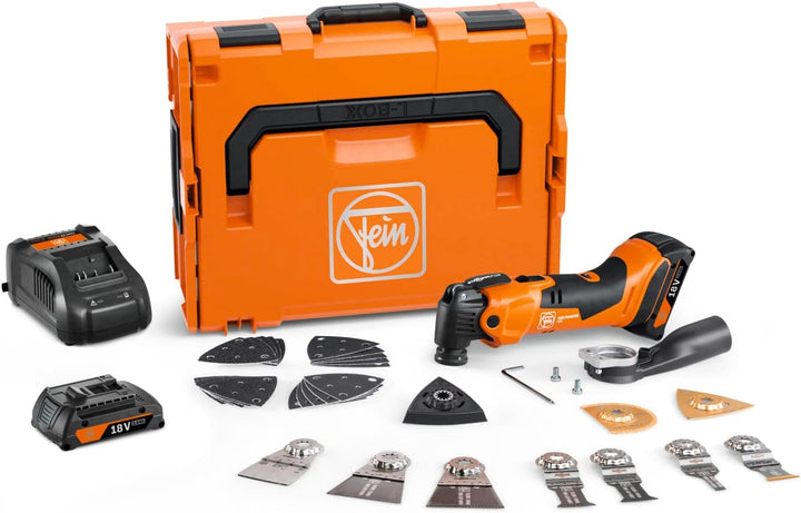 Fein Akku Multimaster AMM 500 Plus Top 2,0 Ah AS (18 V, inkl. Zubehör-Set + Akku 2,0 Ah, AMPShare, S