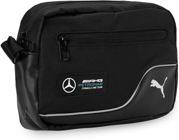 PUMA Herren Mercedes-AMG Petronas Motorsport Umhängetasche Schwarz Einheitsgrösse, Schwarz Einheitsg