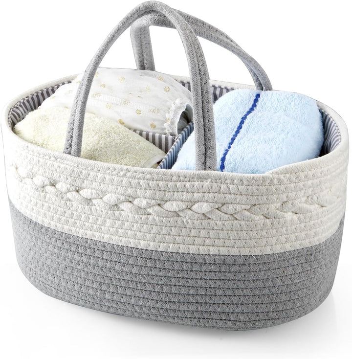 PandaEar Baby-Wickeltasche für Jungen und Mädchen, tragbarer Baby-Wickelkorb, Reise-Baumwollseil, Wi