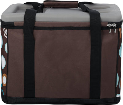 anndora Kühltasche XL 40 Liter - Isotasche Kühlbox Picknicktasche Farbauswahl XL braun, XL braun