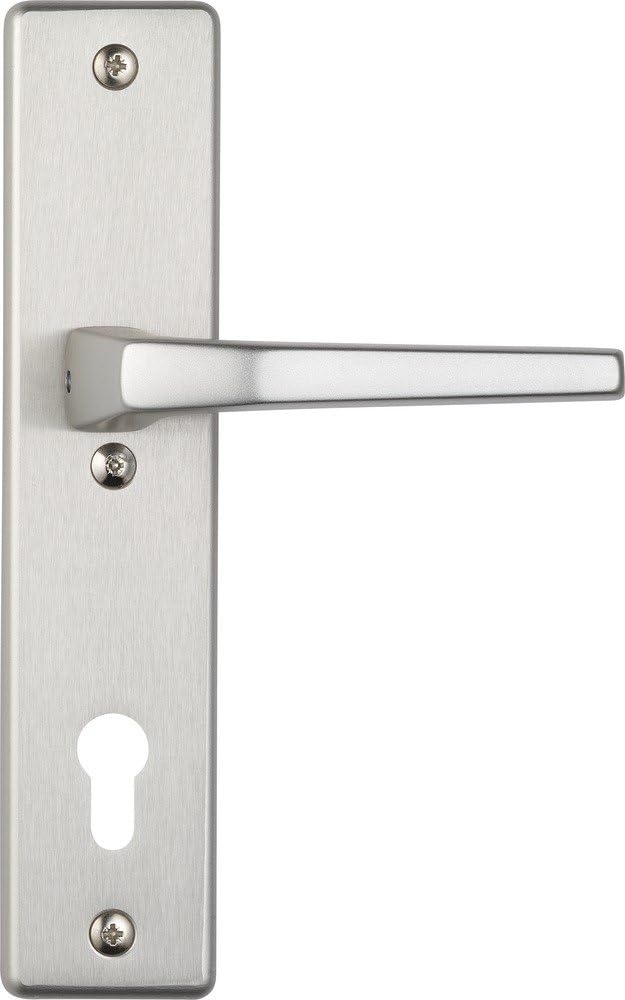 ABUS Türschutzbeschlag HLS214 F9 - für Haustüren mit einem Zylinderüberstand von 15 mm - mit beidsei
