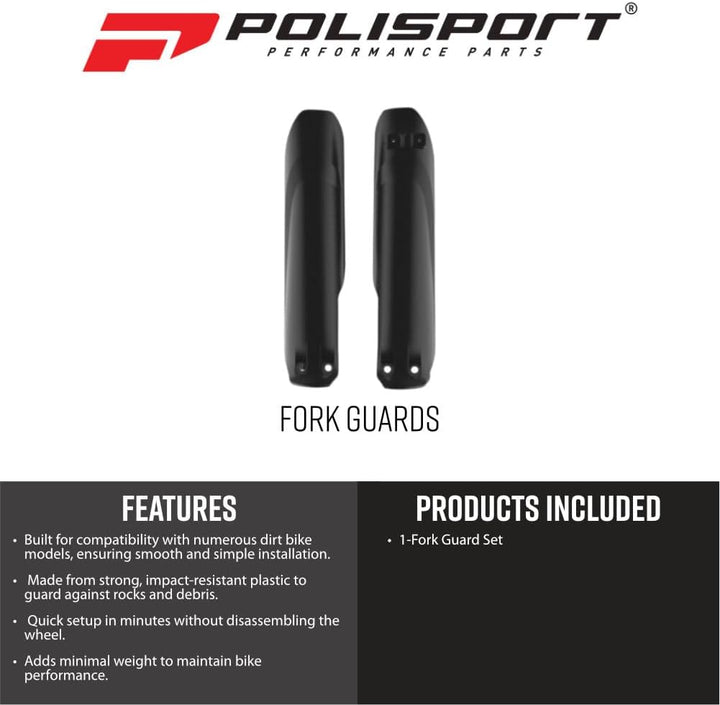 POLISPORT 8399100003 - Satz Gabelschutz aus schlagfestem Polypropylen ohne Befestigungsmaterial komp