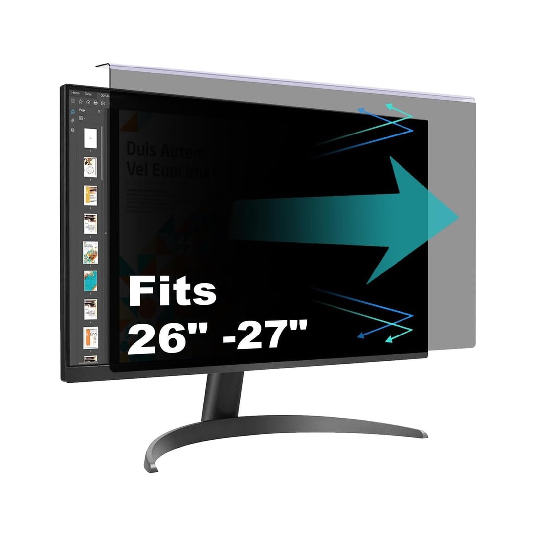 Focket 27 Zoll Computer Privacy Screen Filter Anti Blue Blue Light Protector Film für 26 27 Zoll 16: