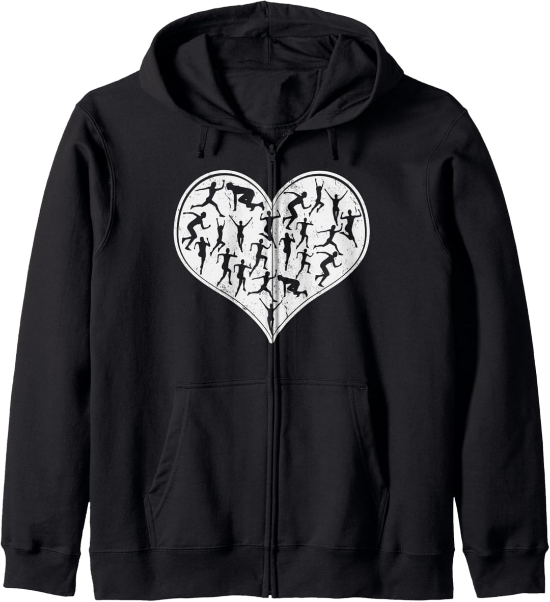 Laufen Läufer Läuferin Joggen Sport Motiv Geschenk Kapuzenjacke