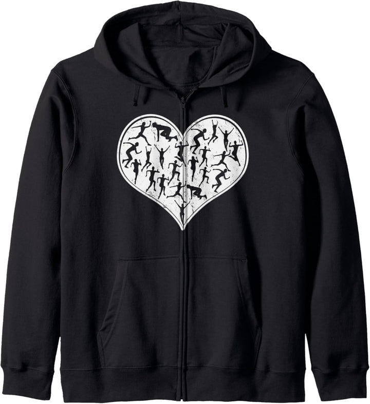 Laufen Läufer Läuferin Joggen Sport Motiv Geschenk Kapuzenjacke