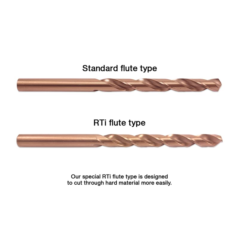 PROFFI 3.0 mm x 20 Stück M35 HSS Cobalt Bohrer für Gehärteten Stahl – HSSCo5% RTi-Drehbohrsatz - Ide