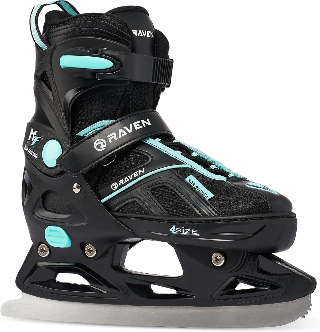 RAVEN Pulse Inline Skates Inliner für Kinder und Erwachsene OPTIONAL 2in1 mit Schlittschuhen verstel