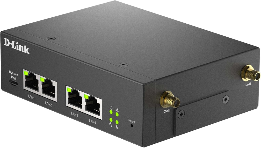 D-Link DWM-314-G 5G M2M VPN Router (Robuster Industrie 5G NR Router, Dual-SIM, IoT Gateway, Remote M