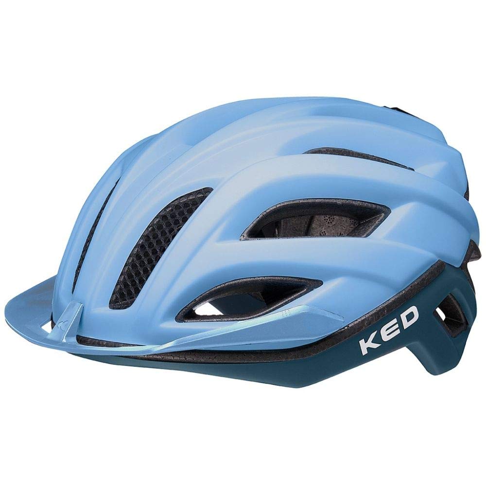 KED Champion Visor Rennrad Fahrrad Helm blau 2022 L (58-61cm), L (58-61cm)