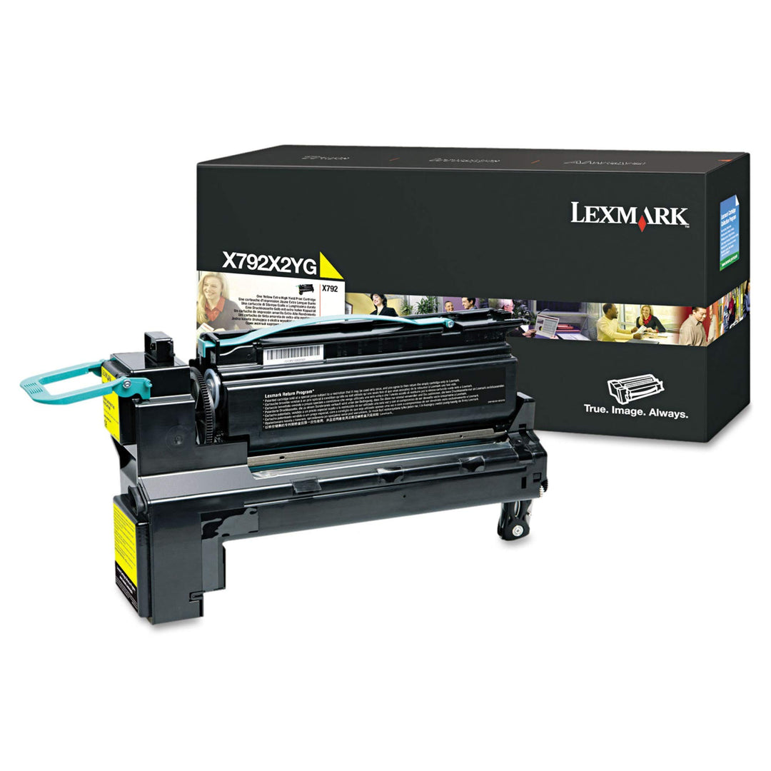 Lexmark X792X2YG X792 Tonerkartusche Standardkapazität 20.000 Seiten 1er-Pack, gelb Yellow, Yellow