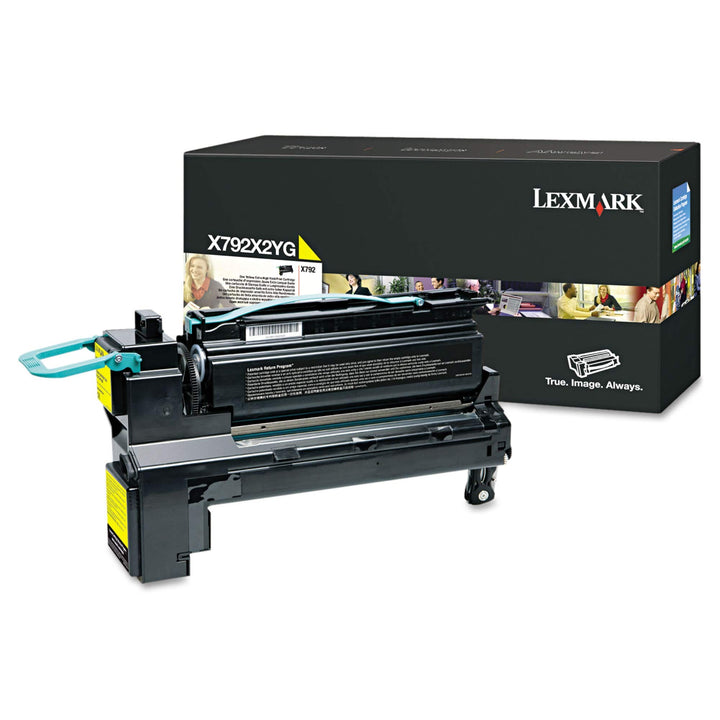 Lexmark X792X2YG X792 Tonerkartusche Standardkapazität 20.000 Seiten 1er-Pack, gelb Yellow, Yellow