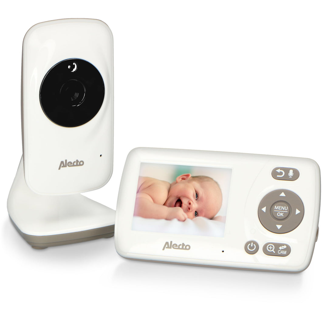 Alecto DVM-71 Babyphone mit Kamera - Grosse Reichweite (bis zu 50 m im Innenbereich - bis zu 300 m i