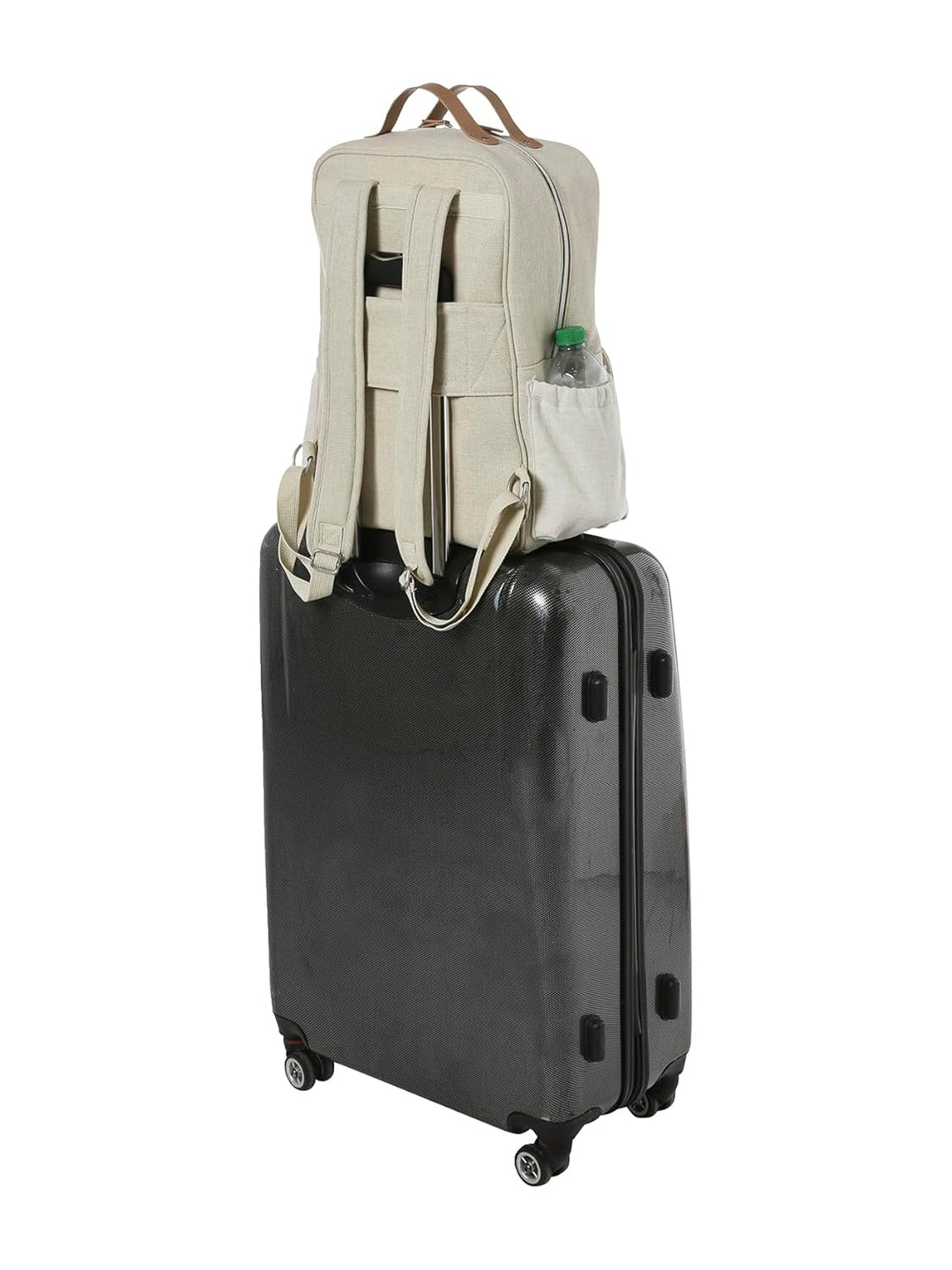 VERTBAUDET Bergen Wickelrucksack, naturfarben Gebrochenes Weiss, Gebrochenes Weiss