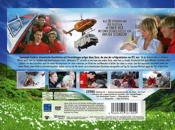 Medicopter 117 - Jedes Leben zählt - Limitierte Gesamtedition (alle 81 Épisoden + Pilotfilm) [27 DVD