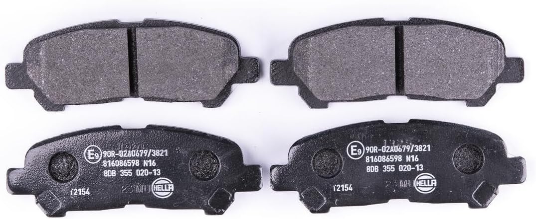 HELLA PAGID 8DB 355 020-131 Bremsbelagsatz - T2154 - Dicke/Stärke: 15.2mm - Bremssystem: Akebono - n