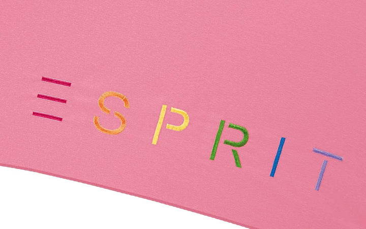 Esprit Stockschirm mit Automatik Colorful Logo - Carmine Rose Colorful Logo Carmine Rose, Colorful L
