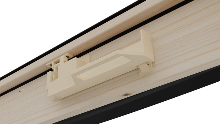 Emica – Bestes Libro-Dachfenster aus Aluminium | Doppelglas 4/9/4 | Griff mit 4 Öffnungspositionen (