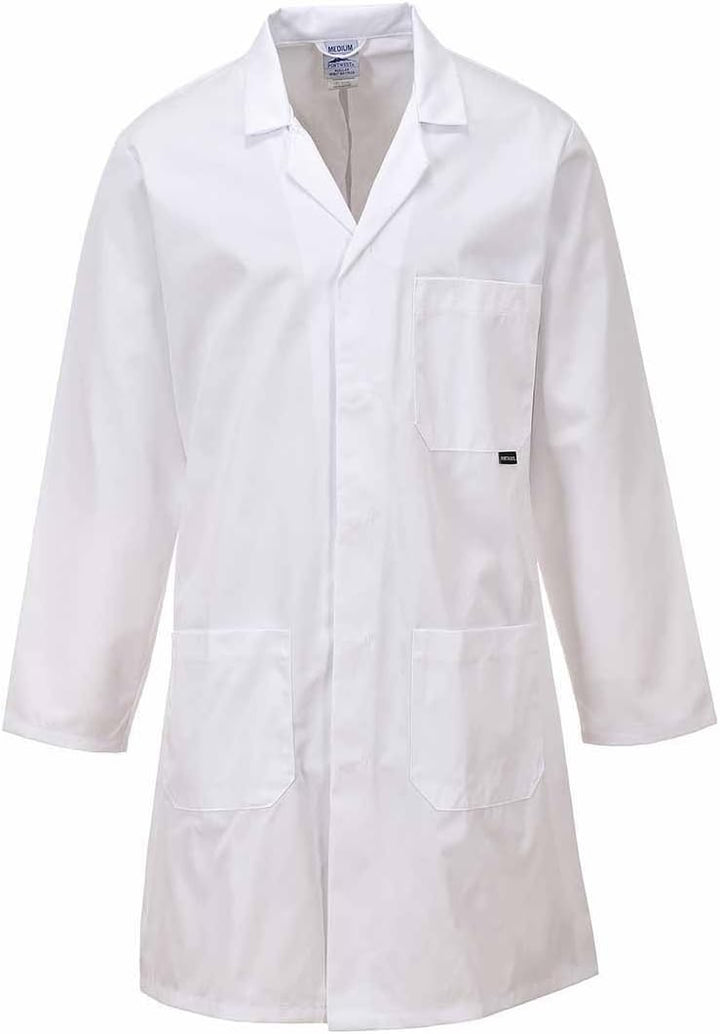 Portwest Standard-Kittel. Farbe: Weiss. Grösse: 2XL. C852WHRXXL. XXL Weiss, XXL Weiss